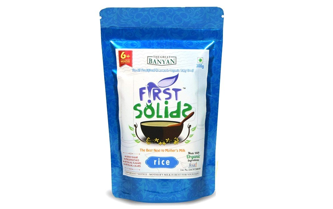 First Solids Rice , 6+ Months    Pack  300 grams